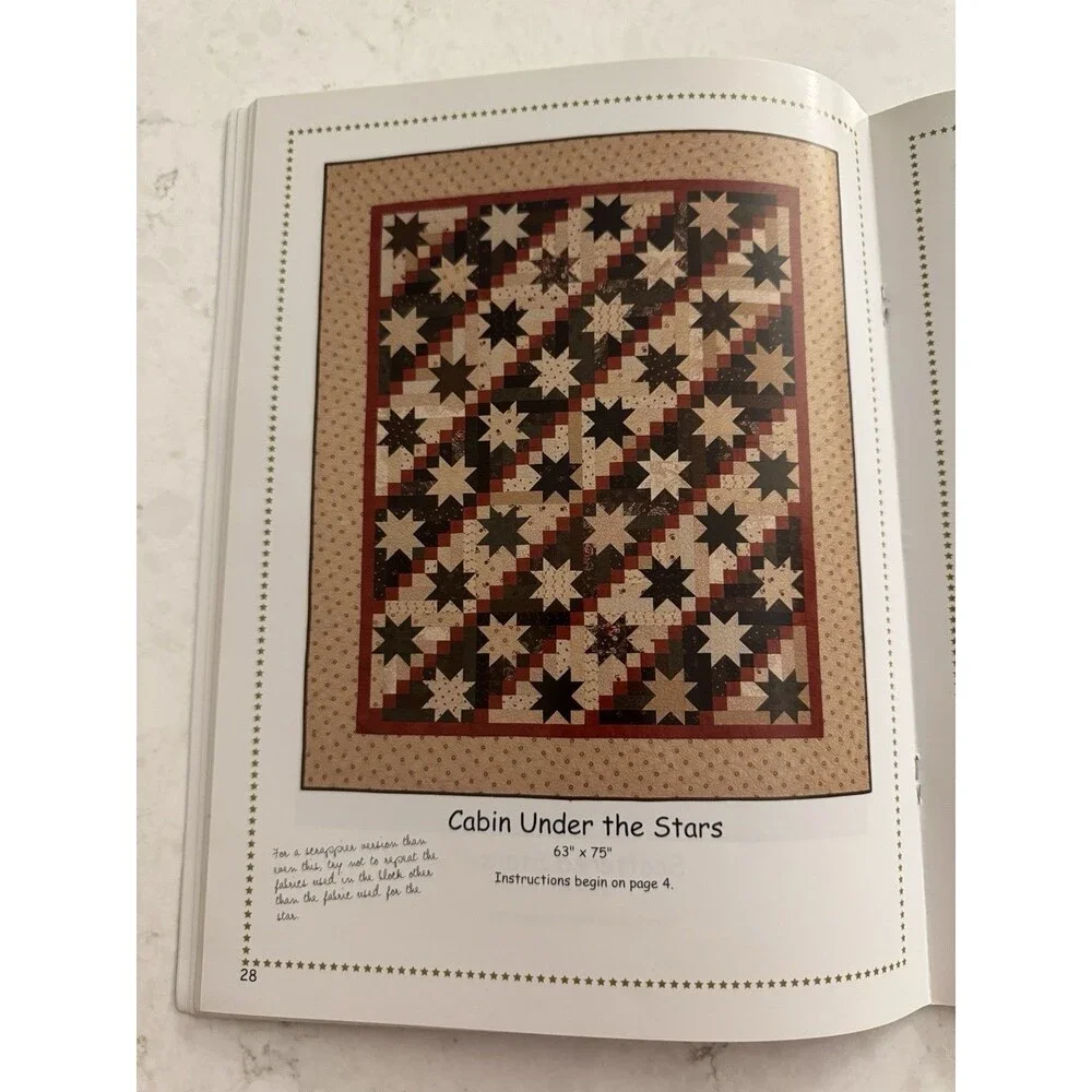 Star Savvy Laps From Fats Book 4 Ellen Replogle Quilt Pattern Lap Size Quarters